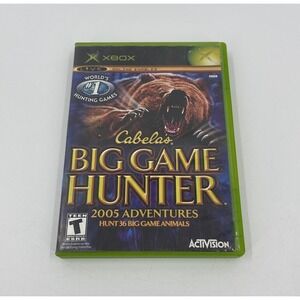 Cabela's Big Game Hunter:‎ 2005 Adventures - Original Xbox Game -